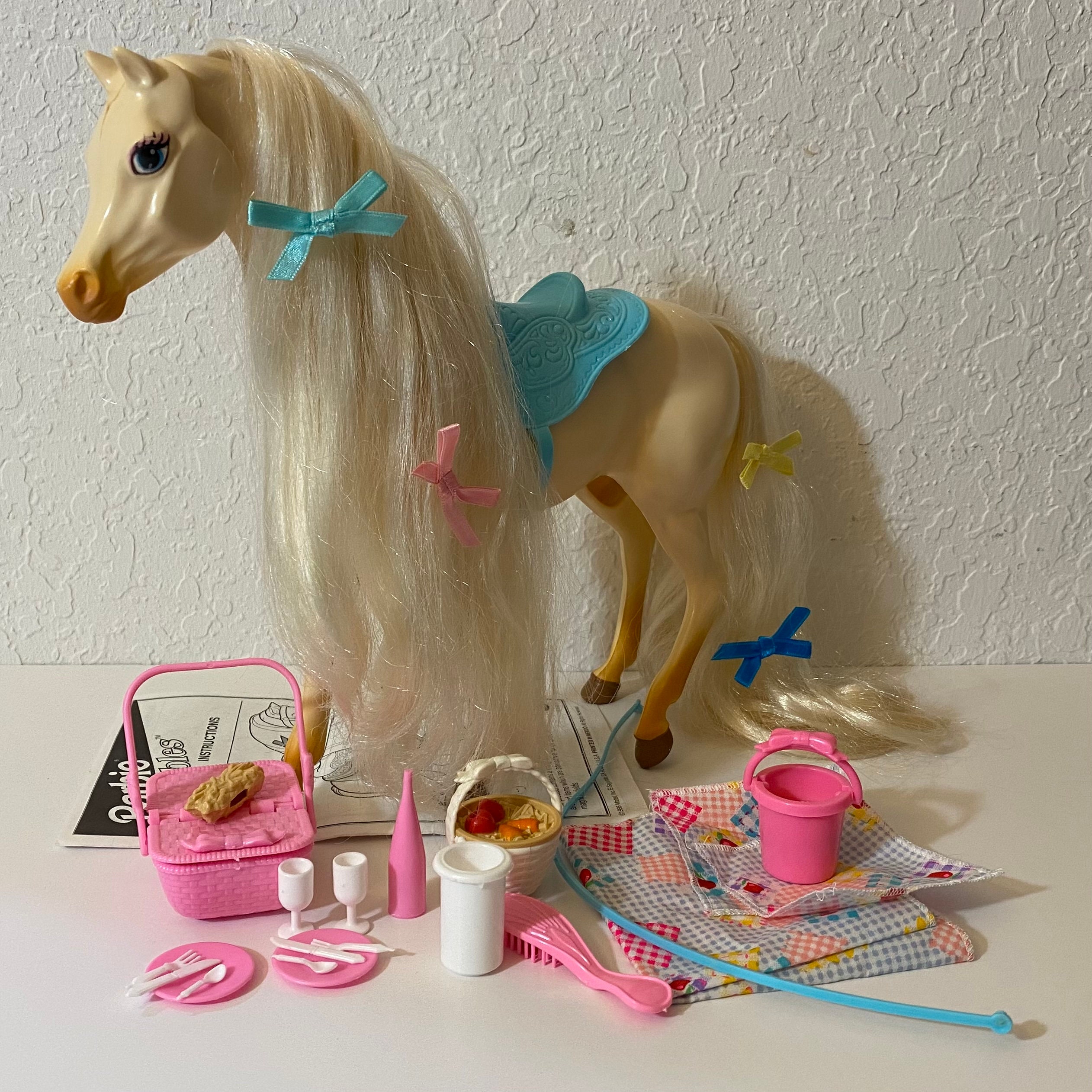 Mattel Vintage Barbie 1995 Horse & Accessories Set - Etsy