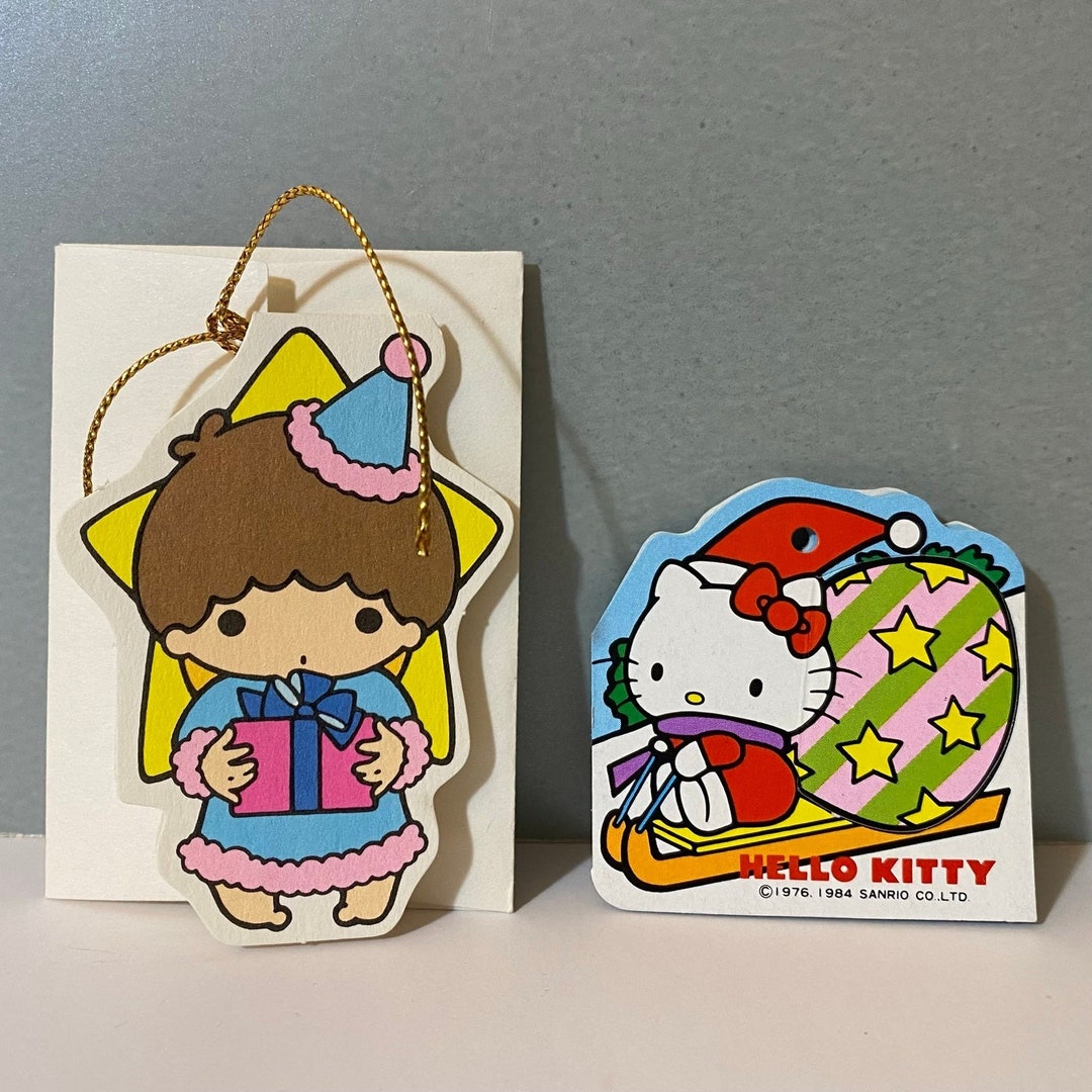 Vintage Sanrio Kiki Little Twin Star & Hello Kitty Christmas - Etsy