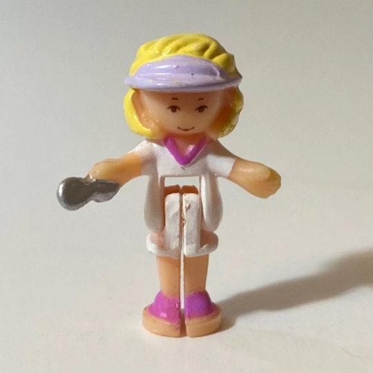 Vintage Polly Pocket Bluebird 1995 Ice Cream Stand Fun Polly Doll
