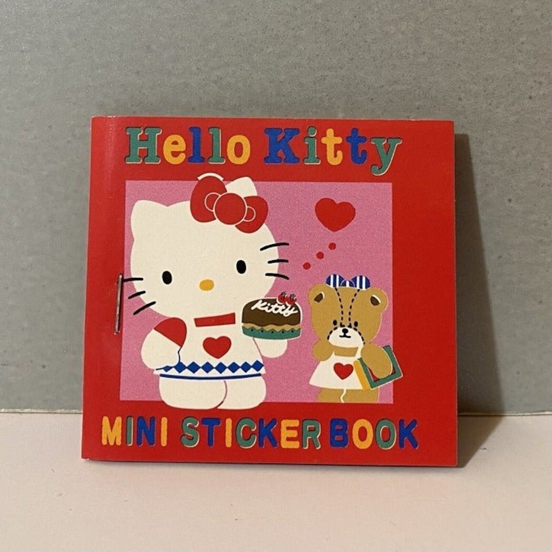 Vintage Sanrio 1976 1992 Hello Kitty Mini Sticker Book Etsy