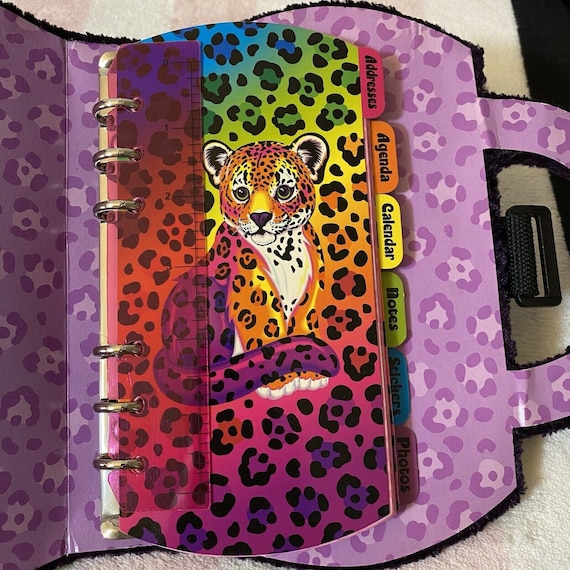 Lisa Frank Black Binders