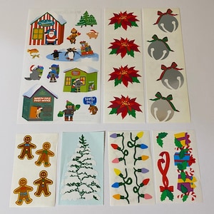 Vintage Mrs. Grossman’s Christmas Stickers