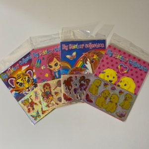 Lisa Frank My Sticker Collection Mini Book & Sticker Sheet