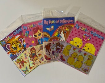 Lisa Frank My Sticker Collection Mini Book & Sticker Sheet