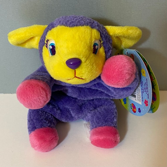  Lollie Lamb ひつじ 廃盤 Vintage Lisa Frank Beanie Baby April Lamb Easter Spring Beans