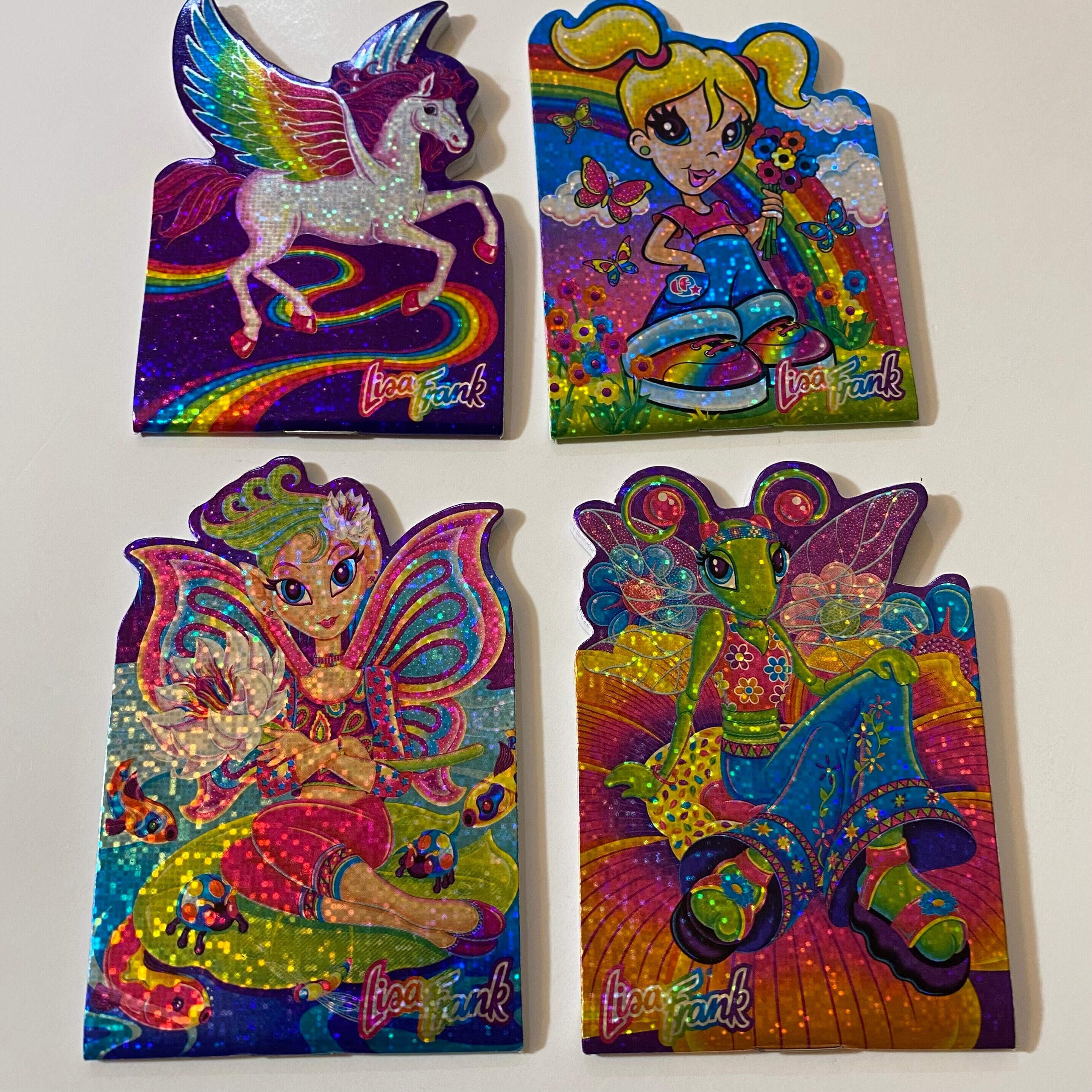 Vintage Lisa Frank Prismatic Small Notepad Skye Milleny M Nixie