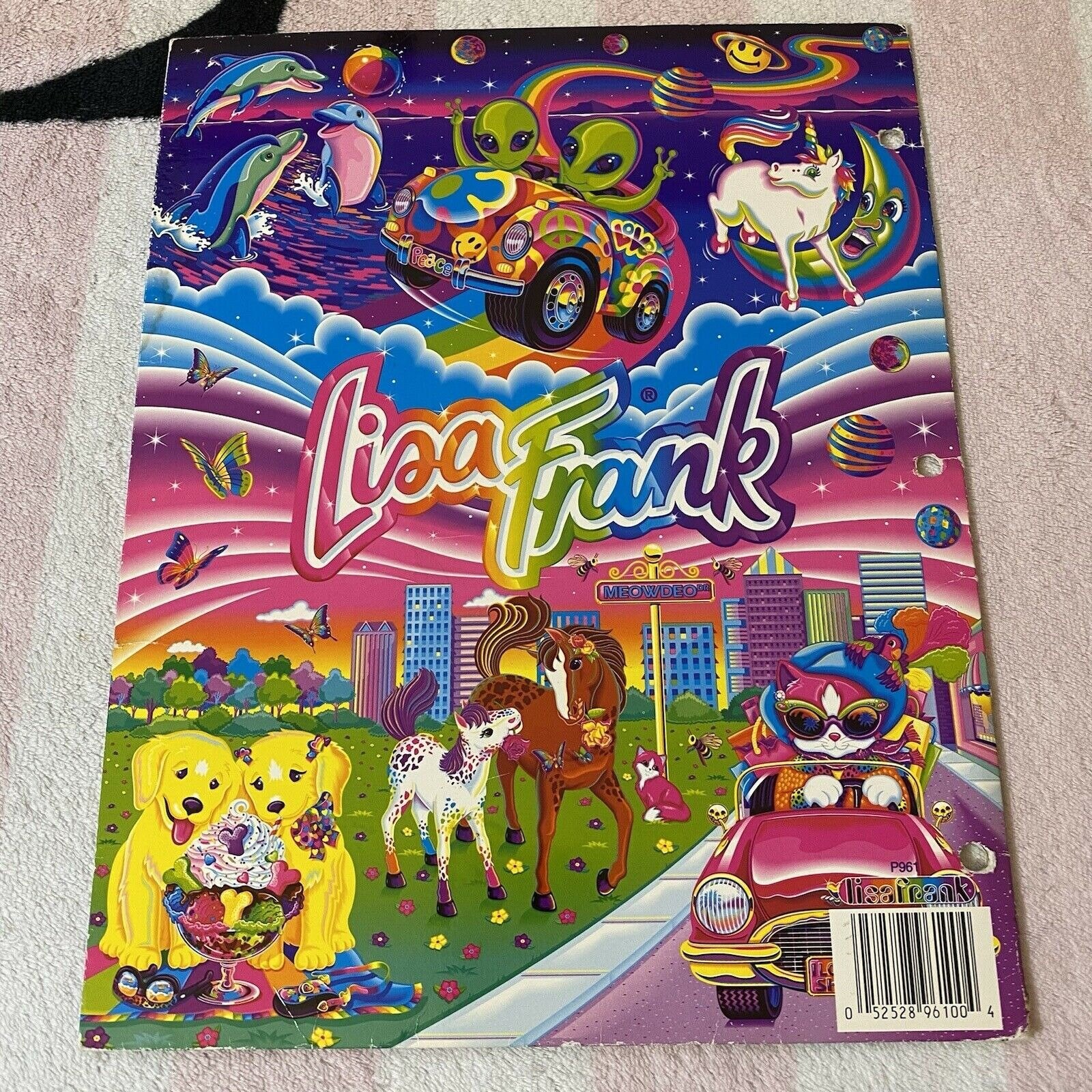 Vintage Lisa Frank Zoomer & Zorbit Aliens Markie Unicorn Casey