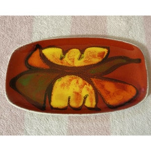 Vintage Poole England 361 Pin Tray / Dish / Mini Snack Serving Plate
