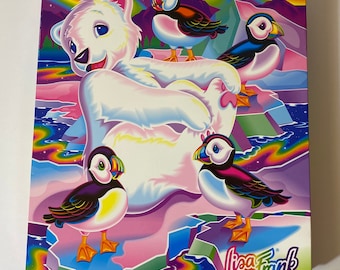 Vintage Lisa Frank Roary Characters Large Empty Stationery Collectible Gift Box