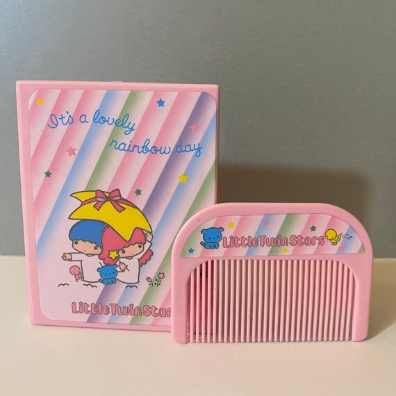 Vintage Sanrio 1981 Little Twin Stars Comb & Mirror Set - Etsy