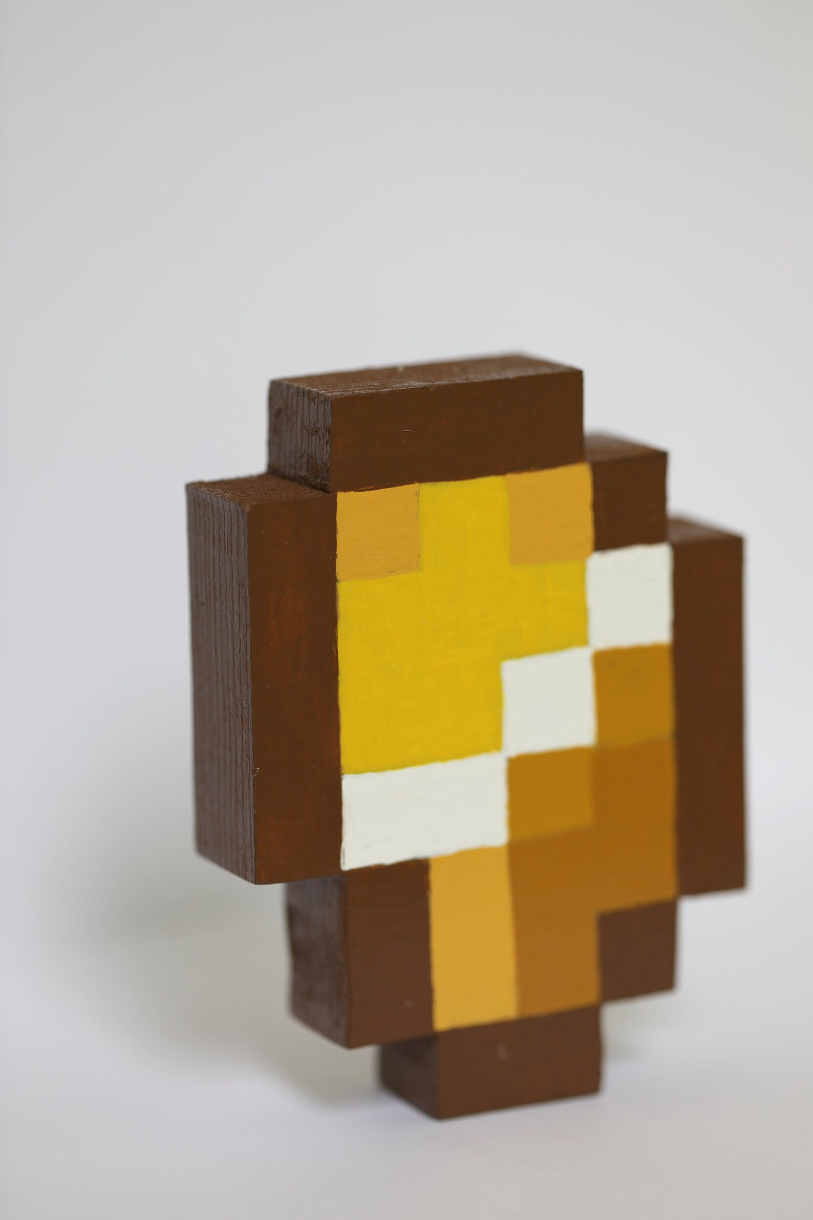 Solid Wood Golden Nugget Inspired By Minecraft Etsy
