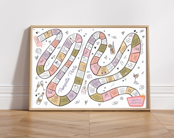 Bachelorette party game, Bachelorette party game, Bachelorette party, Drinking party game, Party game, Girls' night out, Game for singles