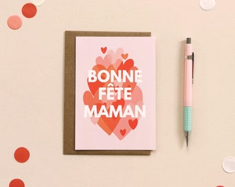 Carte postale "Bonne fête maman" et autres | Carte fête des mères