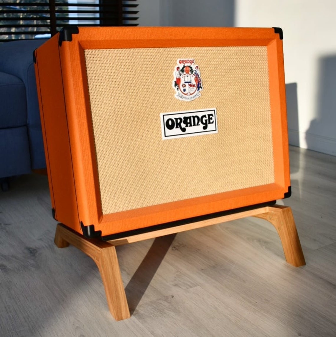 Lakefront Amp Stand Custom Made Solid Wood Guitar Amplifier Etsy