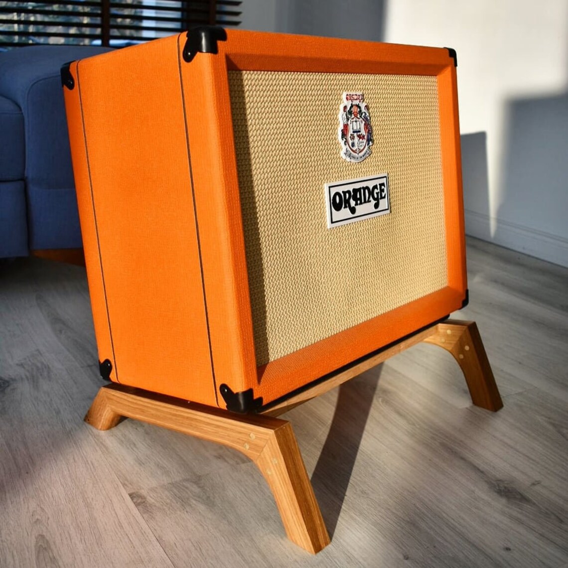 Lakefront Amp Stand Custom Made Solid Wood Guitar Amplifier Etsy