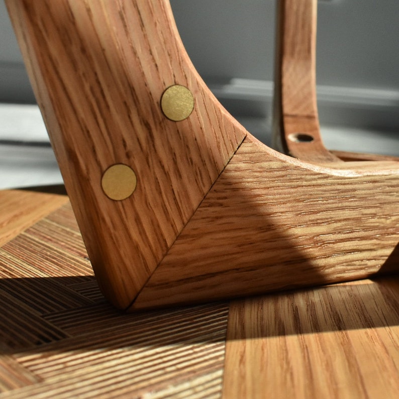 Vintage Oak Plywood Coffee Table Plywood Table Top Mid Etsy