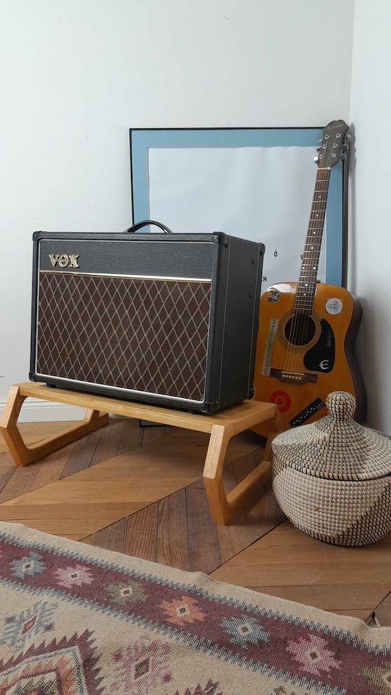 Lakefront Deluxe Amp Stand Custom Made Solid Wood Guitar