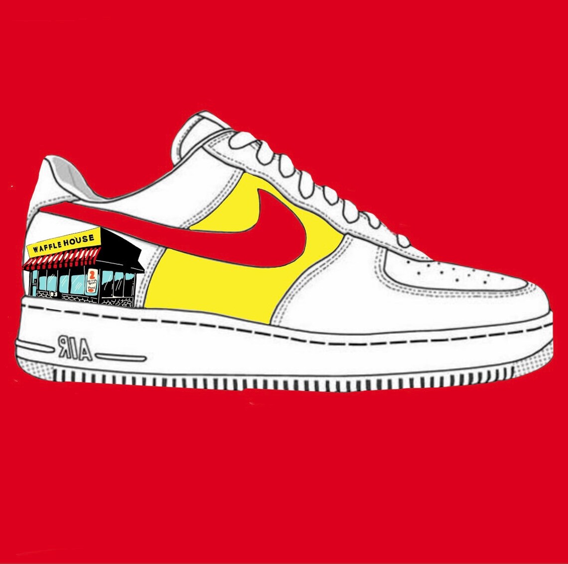 air force 1 waffle