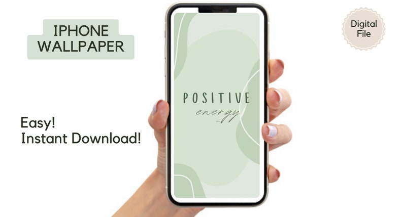 Sage Green Iphone Wallpapers 3 Pack of Cell Phone Wallpaper - Etsy