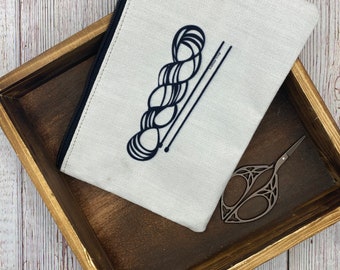 Skein and Needles Knitting Notions Accessory Bag