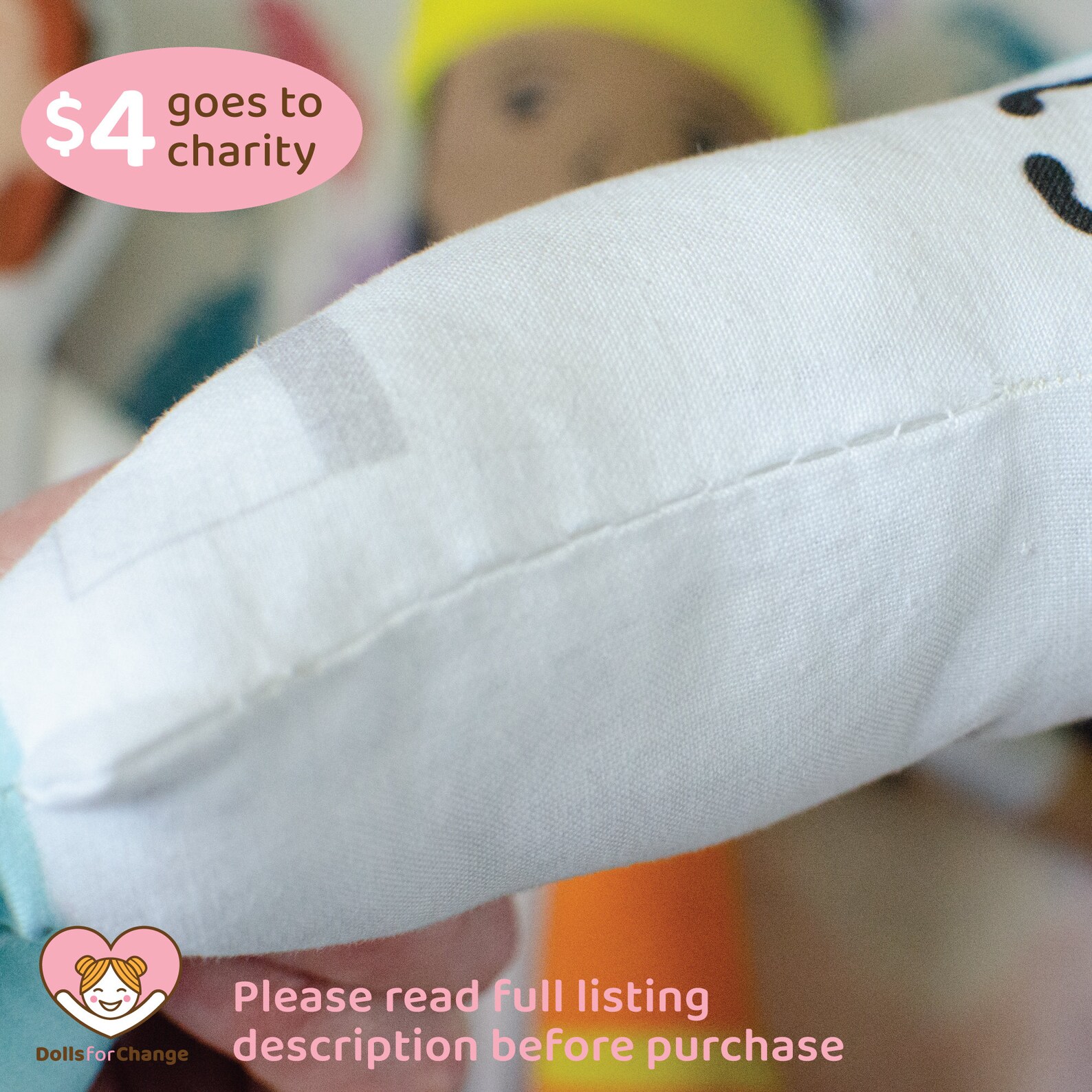 Doctor Darcie Dolls for Change handmade plush doll | Etsy