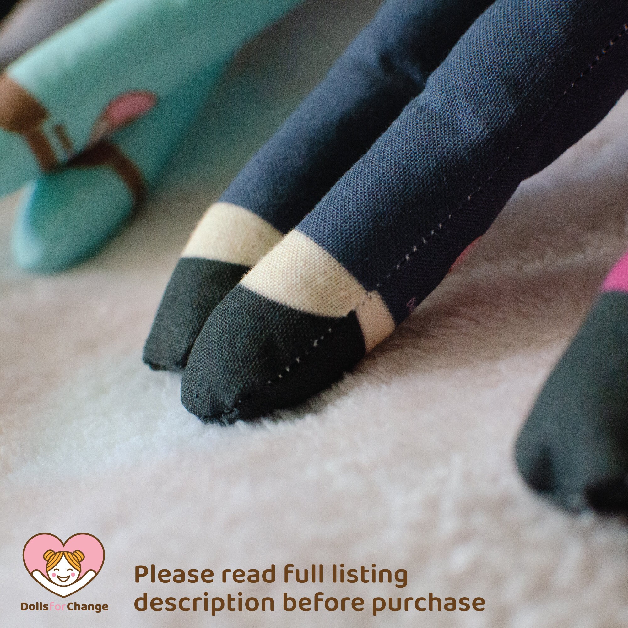 Doctor Darcie Dolls for Change Handmade Plush Doll Proceeds for Charity ...