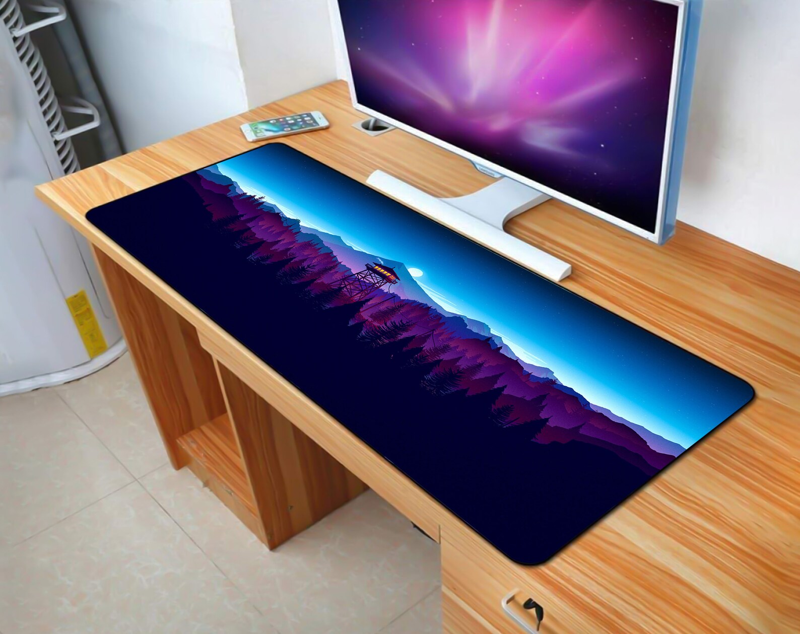 Deskmat Desk Mat Nature Leather Mouse Mat Mouse Pad Xl Etsy