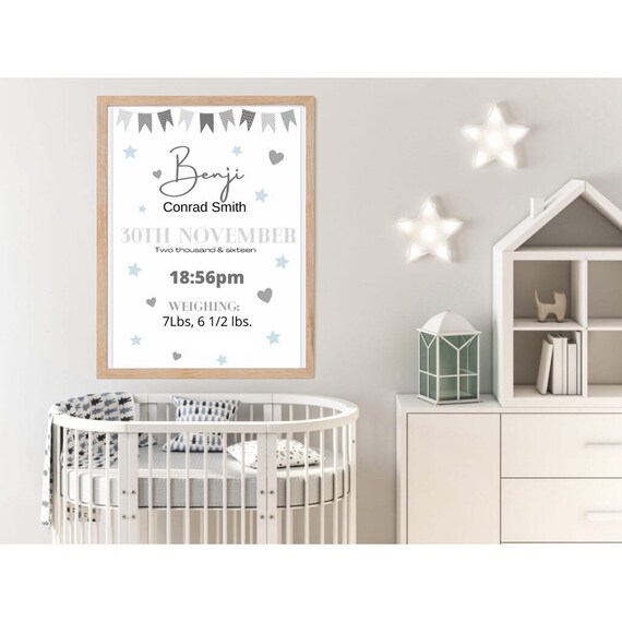 New Baby Unisex Gift New Baby Gift Personalised New Baby Etsy