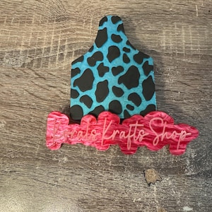 cow tag, cow lover, cow tag freshie, cow print, gift for him, car freshener, gift for her, custom freshener, air freshener