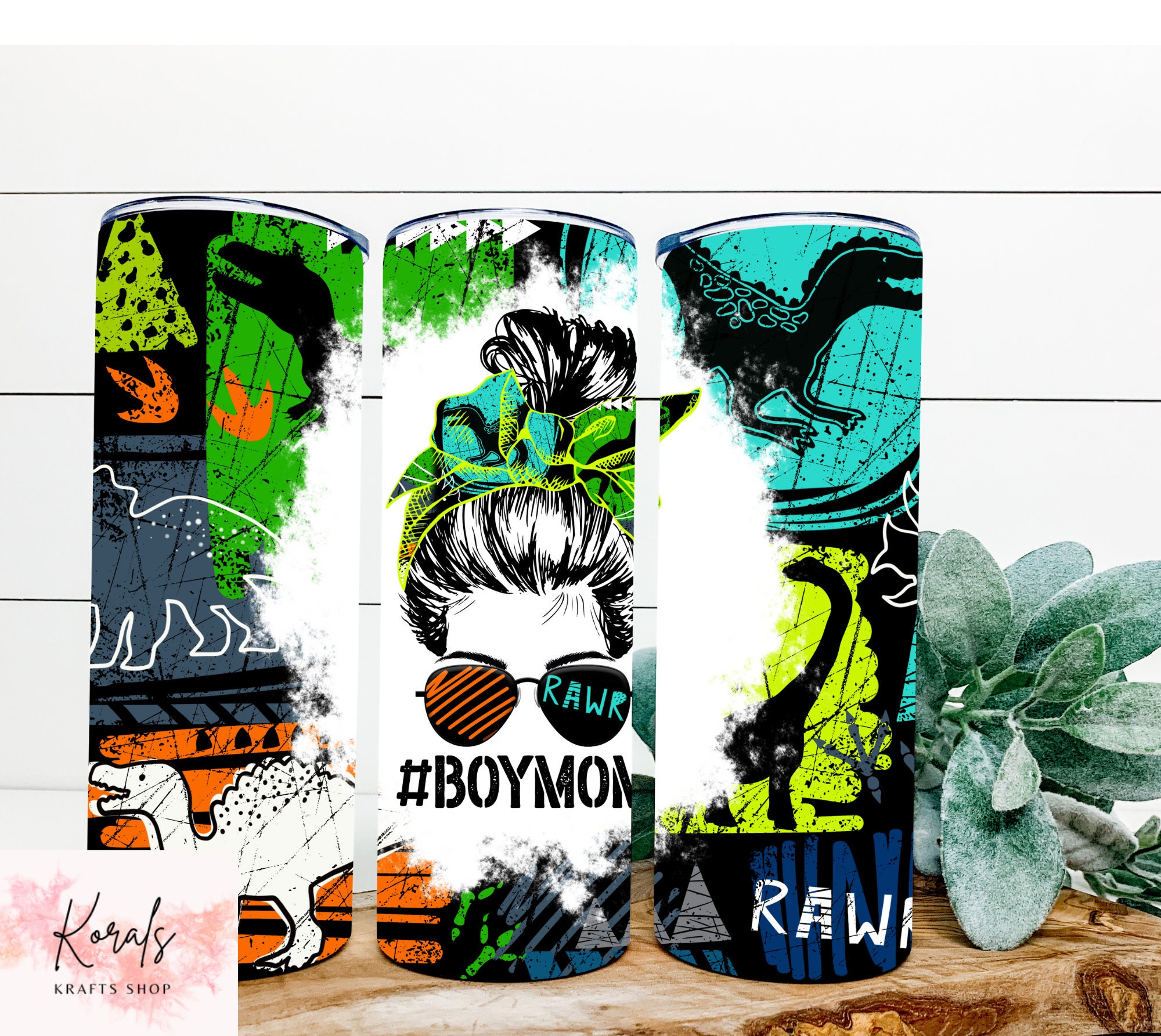 Just a 90's Mama Raising her Rugrats Tumbler & Sippy, Skinny Cup – Mermaids  & Monograms