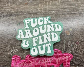 fuck around and find out freshie, car accessories, air fresheners