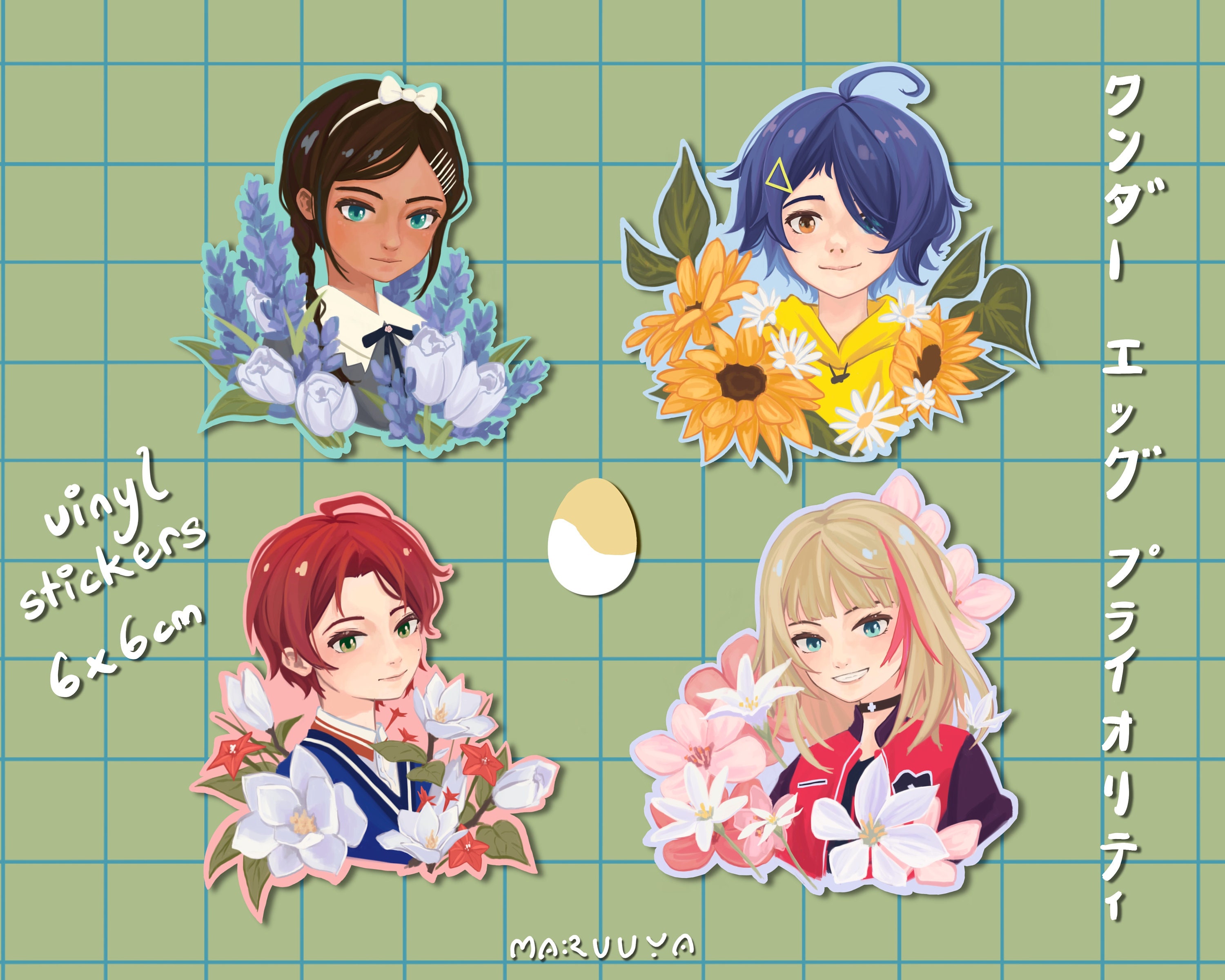 Wonder Egg Priority Manga Tome 1 Wonder Egg Priority 6x6cm Vinyl Stickers - Etsy