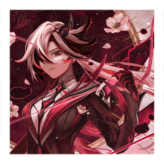 Genshin Impact Arlecchino A6/A5/A4/A3 Art Print