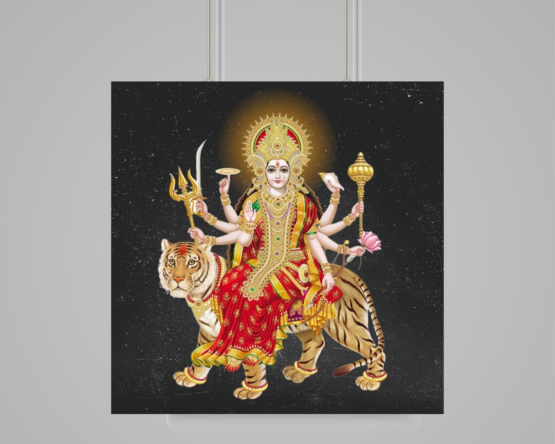 Buy INSTANT DOWNLOAD Durga Mata Wall Art, Durga Maa Photo, Durga Print ...