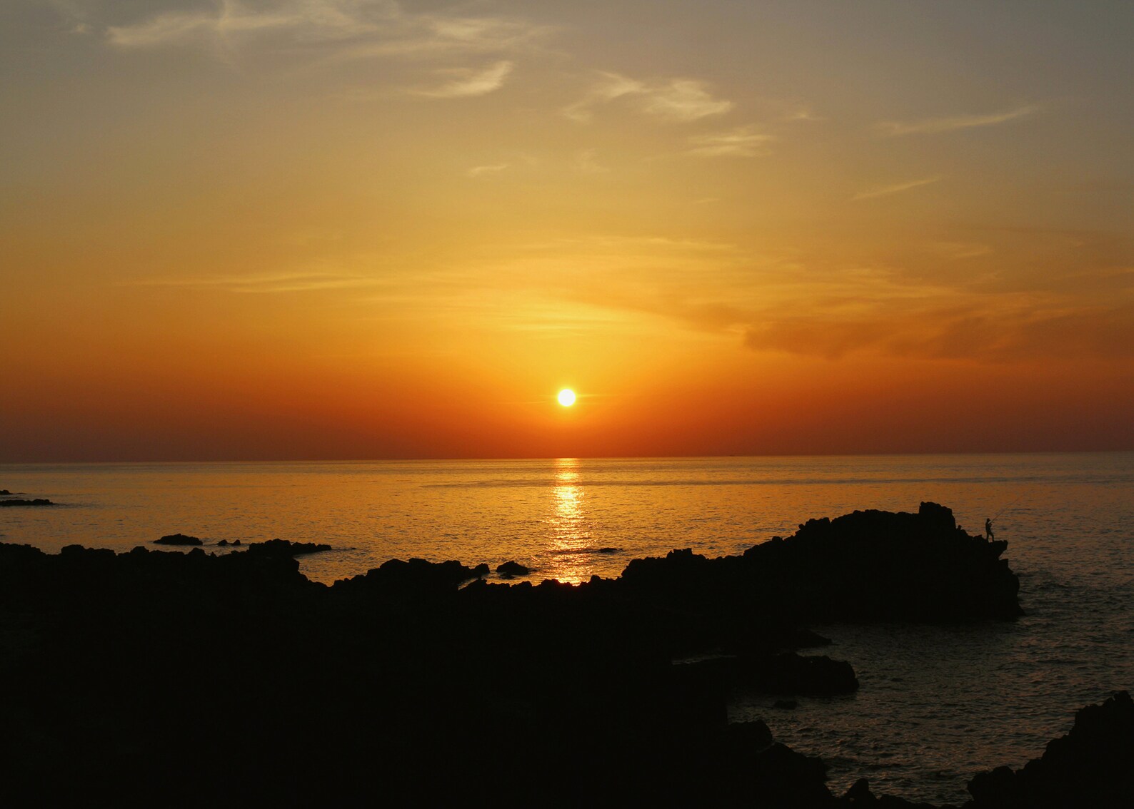 Sunset in Jeju Island Korea_1 Etsy