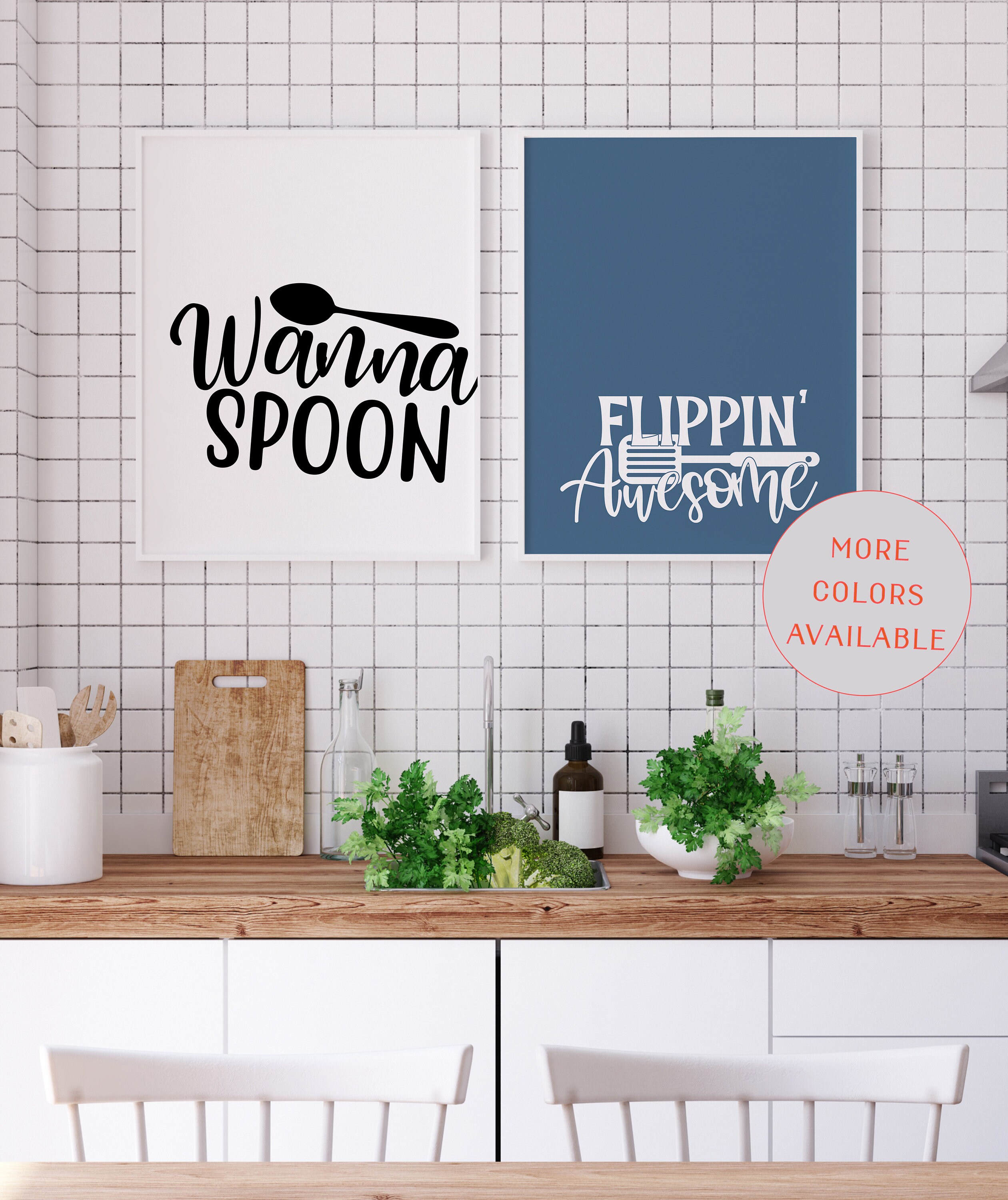 Flippin' Impresionante cocina divertida imprimible arte | Etsy