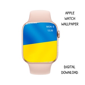 Apple Watch Wallpaper, Ukraine Flag, Watch Wallpaper apple watch face