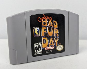 Conker's Bad Fur Day - Authentic Nintendo 64 N64 Game