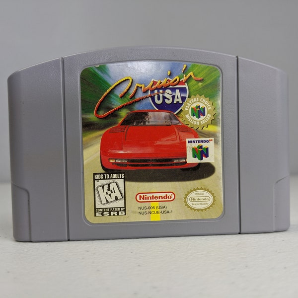 Cruis'n Usa - Authentic Nintendo N64 Game