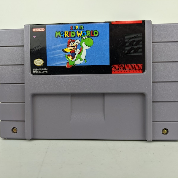 Super Mario World - Authentic Nintendo SNES Game