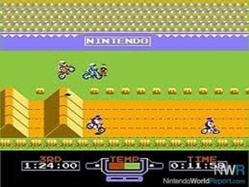 Excitebike Authentic Nintendo NES Game image 6