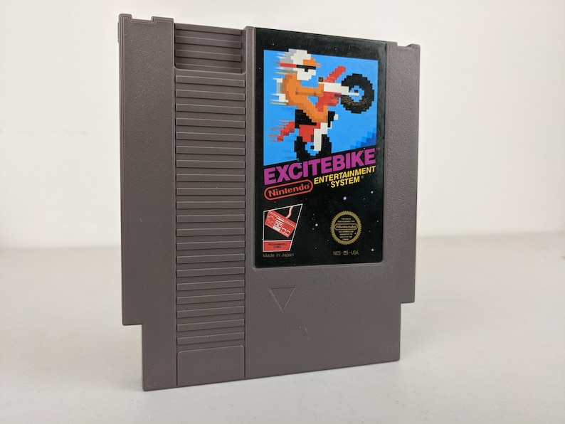 Excitebike Authentic Nintendo NES Game image 1