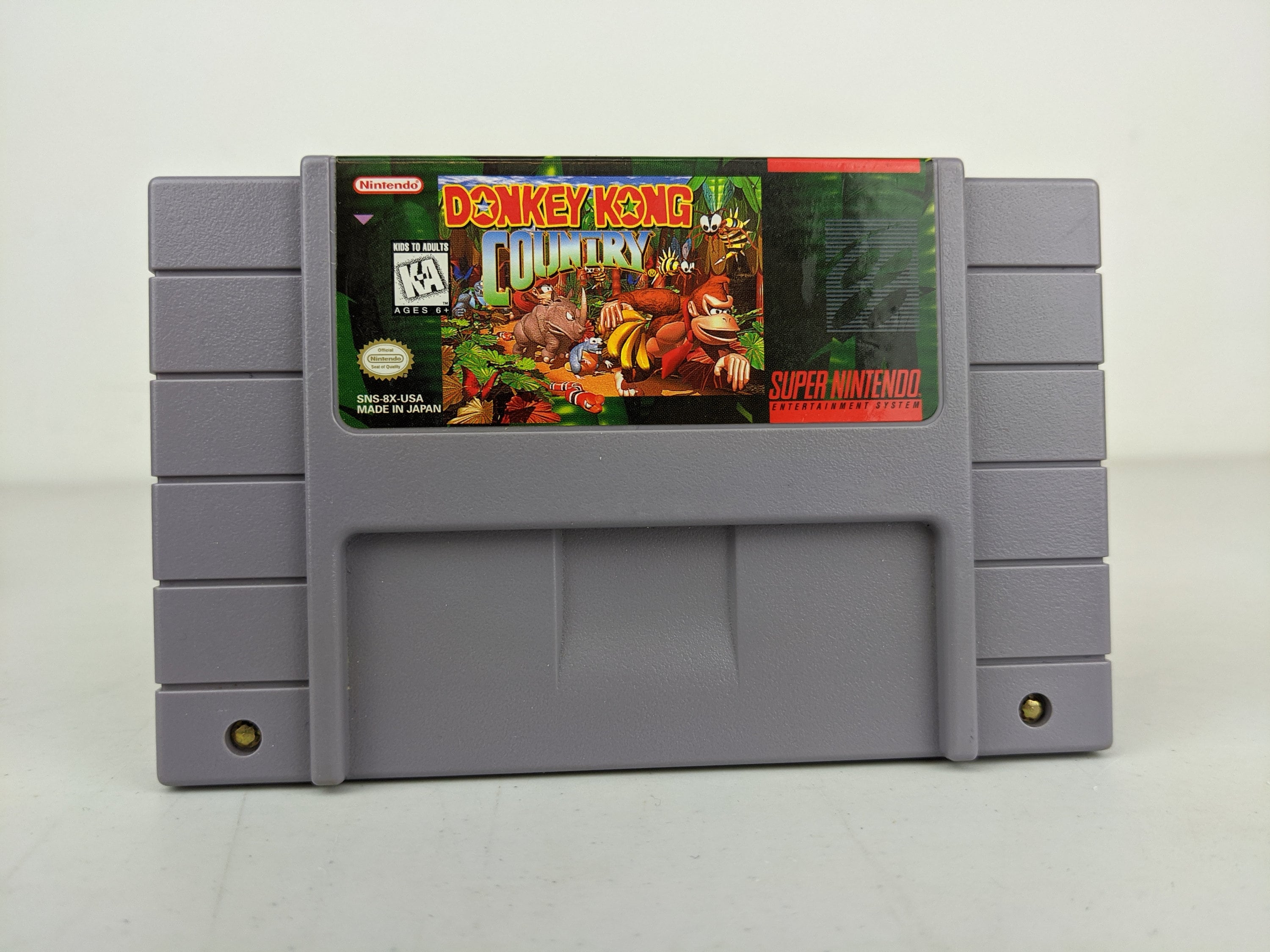 Donkey Kong Country - Authentic Nintendo SNES Game - Etsy