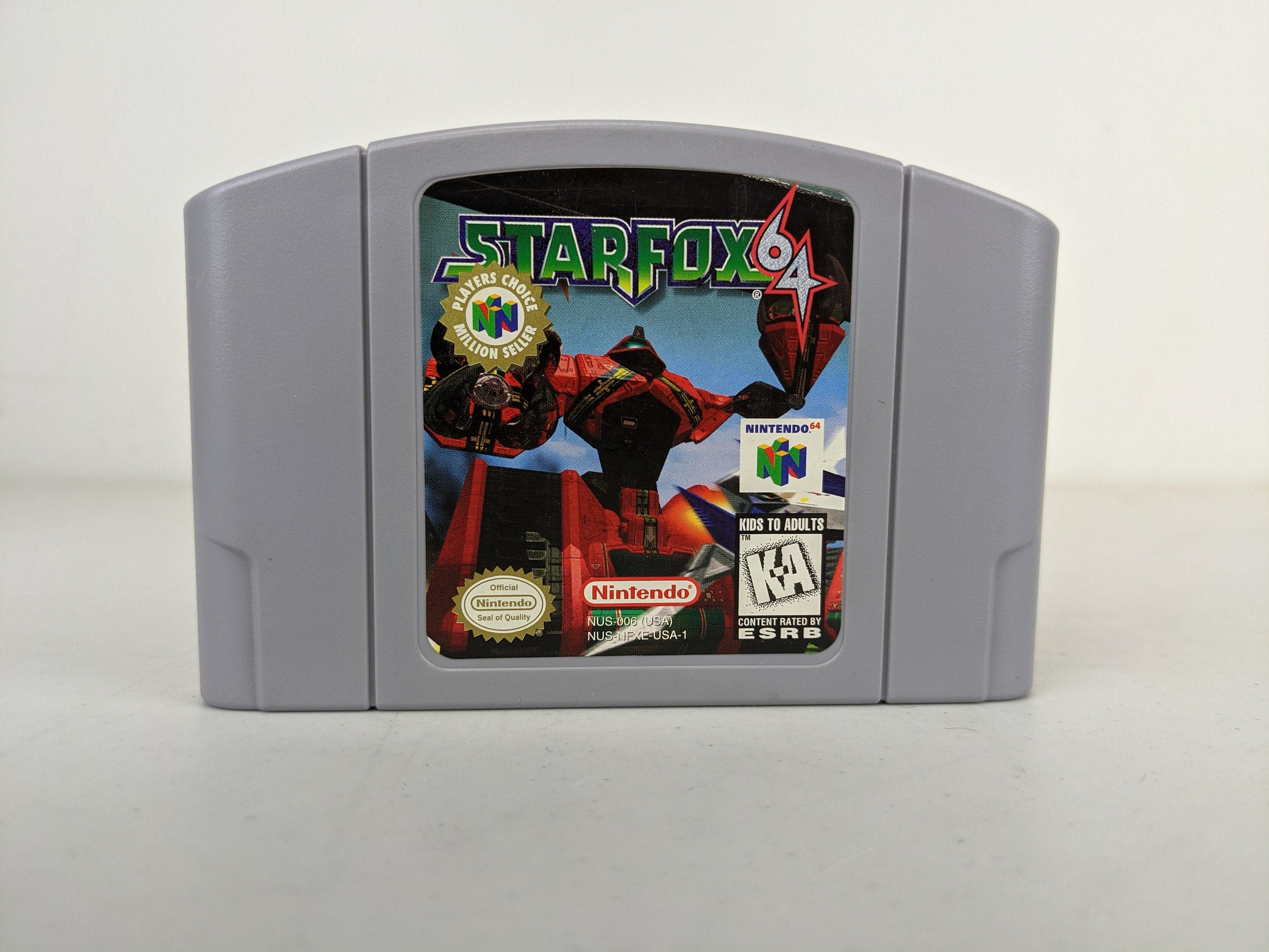 Star Fox 64 Nintendo 64 N64 Original Game  1997 Tested & Cleaned Cart –  Berbly Toys