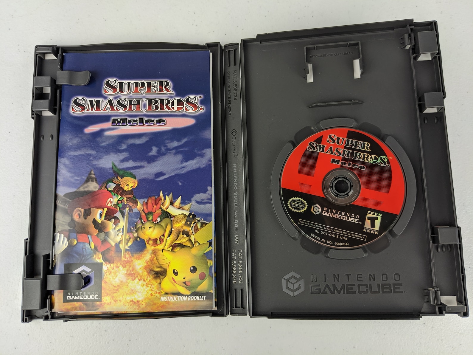 Super Smash Bros. Melee Authentic Nintendo Gamecube Game Etsy