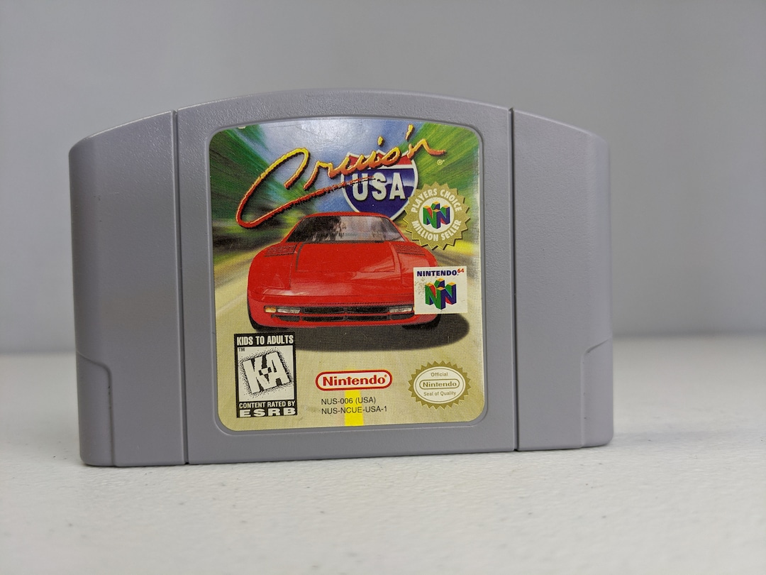 Cruis'n Usa - Authentic Nintendo N64 Game - Etsy Canada