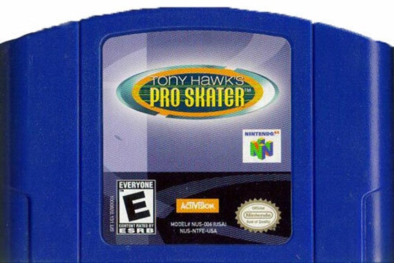 NINTENDO 64 - N64★TONY HAWK'S PRO SKATER 海外版(国内本体動作不可) Tony Hawk's Pro Skater - Authentic Nintendo N64 Game - Etsy