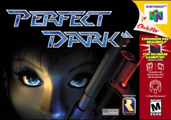 パーフェクトダーク　Nintendo64 N64 ニンテンドウ64 パーフェクトダーク PERFECT DARK+メモリー拡張