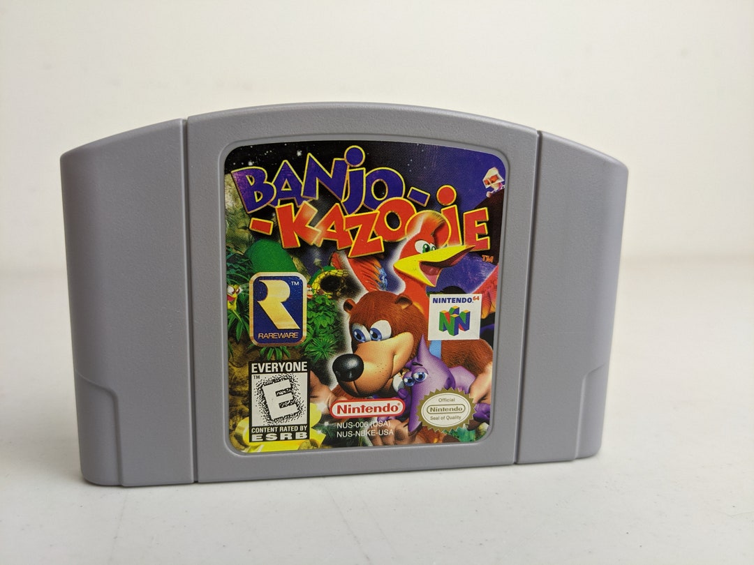 Nintendo 64 - N64 Banjo Kazooie Box (wear), Manual (Nice), Game (Nice)