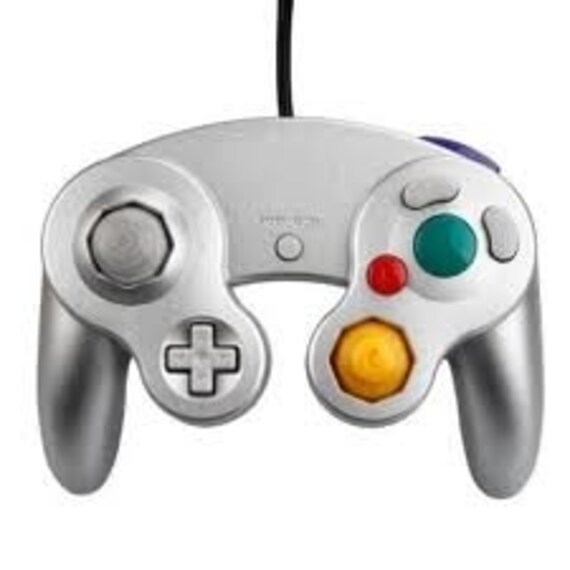 Silver Wired Controller For Nintendo GameCube, Wii, And Wii U – Classic Gamepad For Retro Gaming